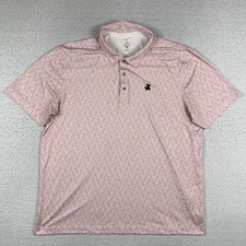 Cutter & Buck Polo Shirt Mens XL White Red Preppy Golfer Activewear Travel Work