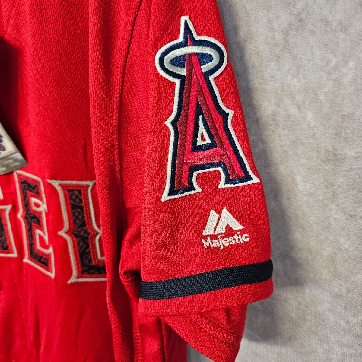 NWT Rare Majestic Los Angeles Angels 4th of July Stars