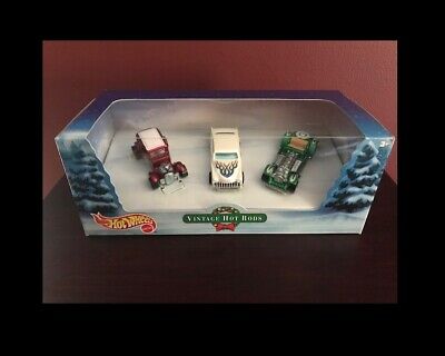 CHRISTMAS HOT WHEELS VINTAGE HOT RODS 3 CAR SET MINT 1:64 VICKY PASSION SWEET 16