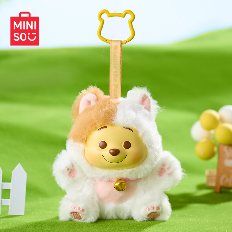 Miniso Winnie The Pooh Plush Vinyl Blind Box Pendant Figure toy