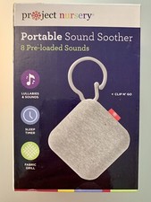 Project Nursery  Portable Sound Soother for Baby  w/ 8 Sounds NEW