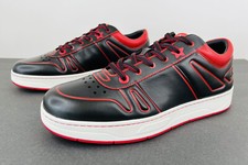 Jimmy Choo HAWAII/M Calf Leather Hawaii Black Trainer Men Sneakers 42.5 - US 9.5