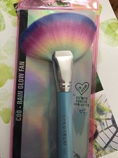 Nuevo Spectrum Get Lit Jumbo Rain Glow Ventilador Cepillo Unicornio Arco Iris Iluminador VEGANO