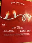 Wondershop Clear Mini Lights 100ct Indoor Outdoor String Lights New