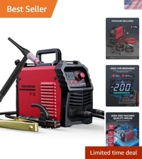 ARCCAPTAIN Portable TIG Welder with Large LED Display - 110V/220V IGBT Inverter