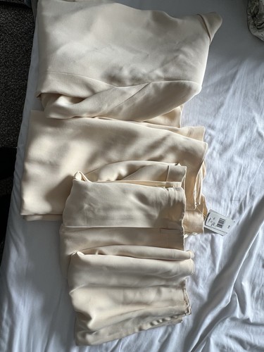 New York Jones 100% Silk 4 Piece Set Blazer, Trousers Maxi Skirt Mini Skirt - Picture 2 of 8