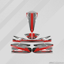 REDSPEED STYLE M5 FULL KART STICKER KIT KARTING - JakeDesigns