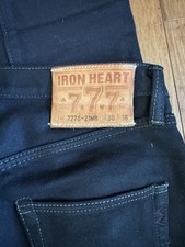 Iron Heart Ironheart 777 Size 30 Black/Black ...
