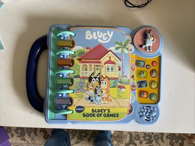 VTech Bluey's Book of Games Interactive Learning Toy Ages 3+ WORKING