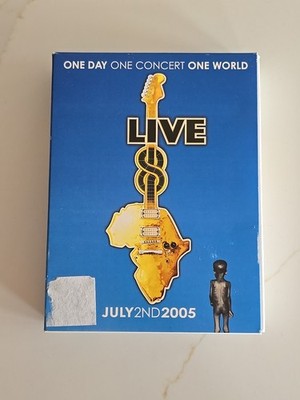 Live Aid 8 DVD 2005 4 Disc Set Pink Floyd Who McCartney Madonna U2 Coldplay