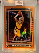 2024-25 Panini One And One Andrew Nembhard #59 Orange /49 Indiana Pacers