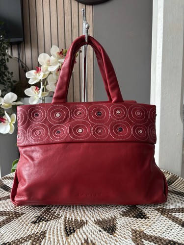 Bellissima borsa a mano RADLEY LONDON in pelle rossa, borsa a mano - Foto 1 di 11