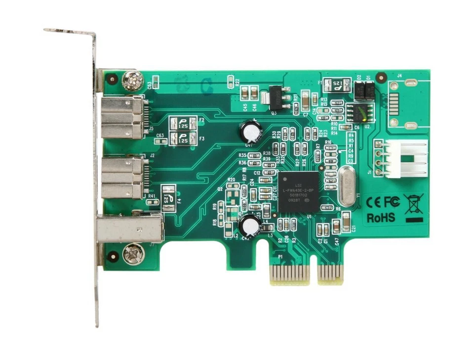 StarTech.com PEX1394B3LP 3 Port 2b 1a Low Profile 1394 PCI Express FireWire Card - Image 3 of 4