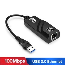 Adaptateur USB 3.0 vers Ethernet RJ45 - Carte Réseau Gigabit pour PC