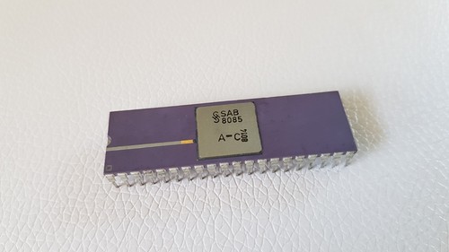Siemens SAB 8085 A-C purple ceramic CPU Intel 8085 äquivalent MCS-80/85 Family - Afbeelding 2 van 8