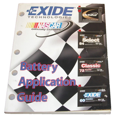 2014 Exide Technologies Battery Application Guide   MKTG2014