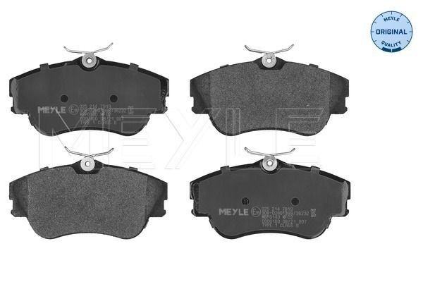 Meyle 025 214 7919 Bremsbelagsatz, Scheibenbremse FüR VW-image