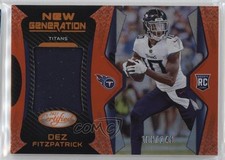 2021 Certified New Generation Jerseys Mirror Orange /149 Dez Fitzpatrick n1u