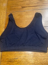 1 Fruit Of The Loom 9012 Tank Style Sports Bra - Black Color Size 34 - New