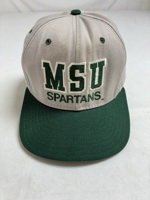 Vintage Michigan State Spartans SnapBack Hat Delong Made In USA