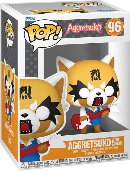 Gadget -D- Aggretsuko: Funko Pop! - Aggretsuko With Guitar (Vinyl Figure 96) Fun-image