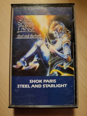 Shok Paris - Steel And Starlight; Audio Cassette IRS 1987. Rock, Metal