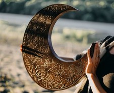 Crescent Ocean Disc Handmade Ocean Drum for Sound Healing,Meditation,Yoga,19.5in