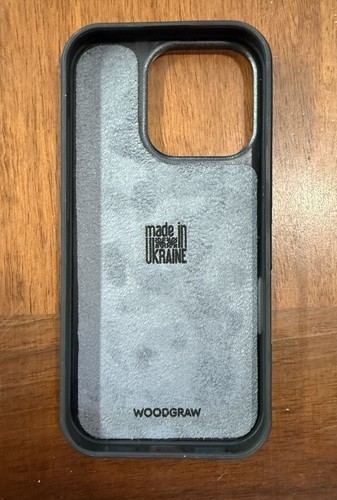 iPhone 16 Pro MagSafe Wood Case Real Wood Grain Nutmeg Root - Photo 2 sur 2