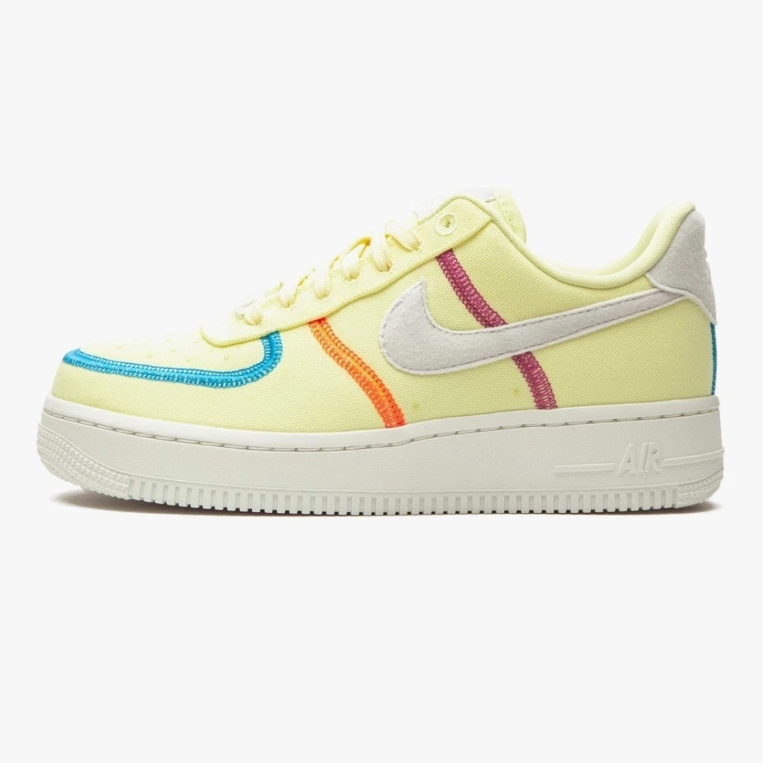 Nike Air Force 1 '07 LX Low Stitched Canvas - Life Lime W for sale