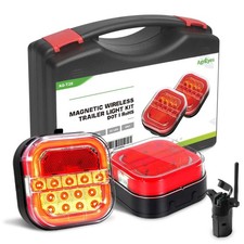 Agrieyes Halo Wireless Trailer Lights, 2 Mounting Options Magnetic Trailer Li...