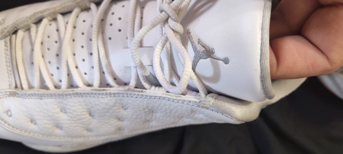 Jordan 13 Retro Low Pure Money 2017 Mens Size 11 - White & Grey 310810-100 - Picture 4 of 24