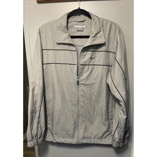 Nike Dri-Fit Men's Basketball Athletic Full Zip Jacket Size Small Gray