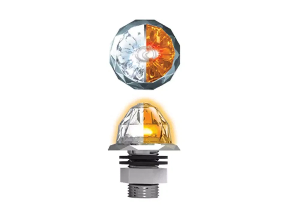 Roadworks Amber Light / Clear Lens Mini Watermelon HERO Light Foto 2 de 2