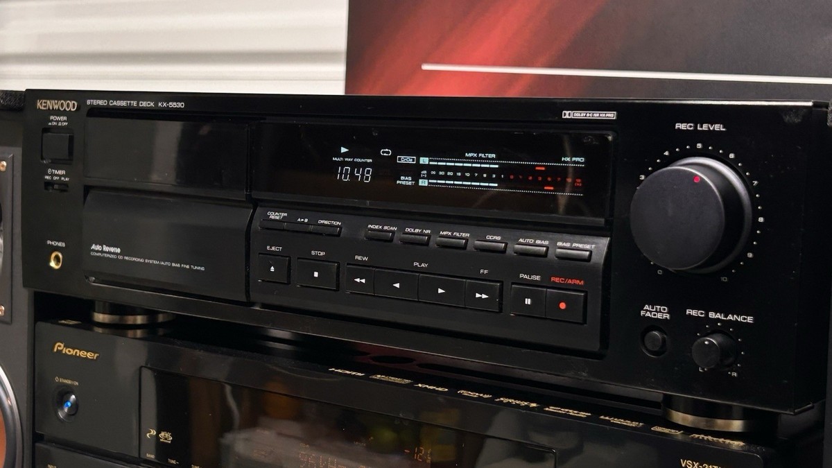 Kenwood Kx-5530 Auto Reverse Stereo Cassette Deck for sale online