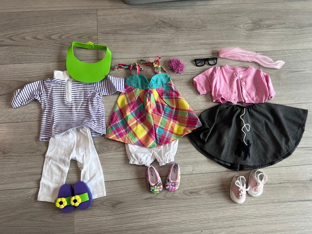 For 18&rdquo; American Girl Set Of 3 Summer Set
