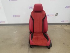 25 Acura Adx Seat Oem Red Leather Suede Left Driver