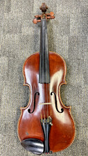 Vintage German Workshop Violin Unlabeled Violin Auction #1 As Is