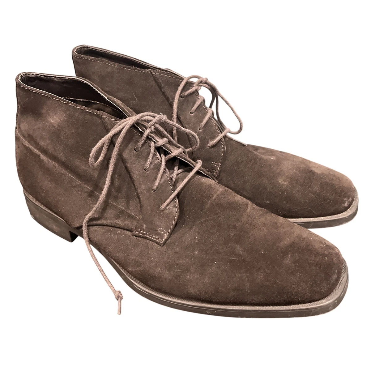 Calvin Klein Suede Lace Up Boots for Men for Sale | Shop New  display picture 2