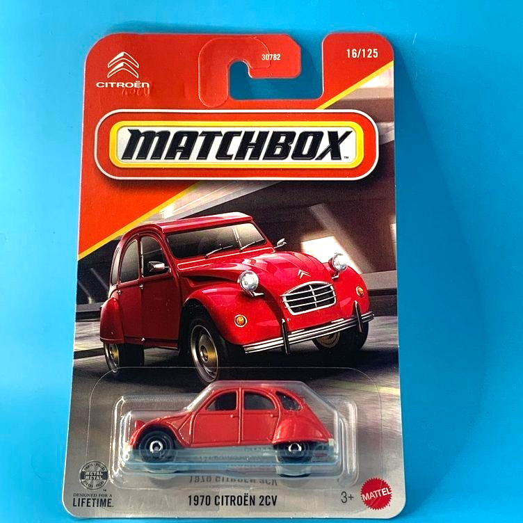 MATCHBOX 2026 1970 CITROEN 2CV RED 16/125 JHM78 MBX SHOWROOM ABE