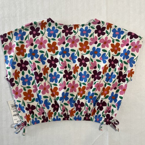 Epic Threads Girls Shirt Side-Tie Top Floral Sizes XS-L - Picture 3 of 12