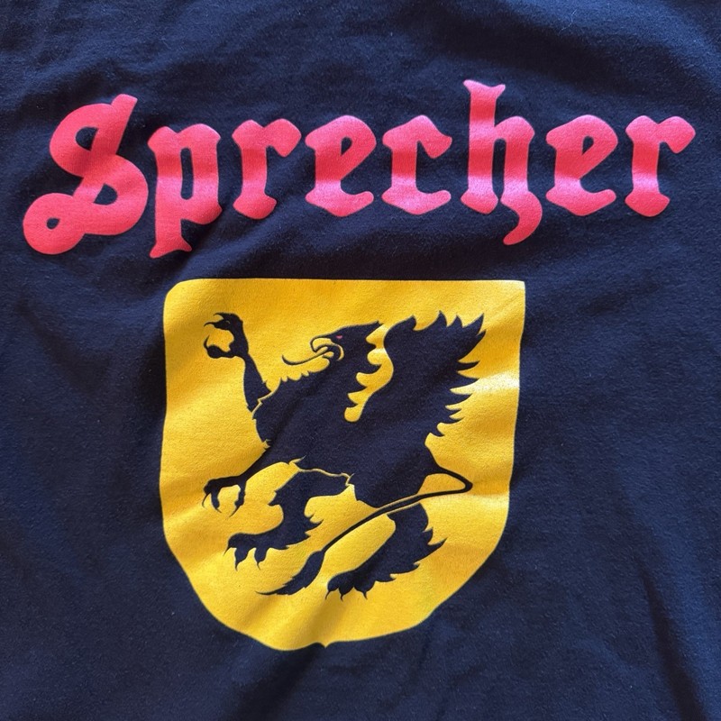 SPRECHER Brewing T-Shirt ROOT BEER Milwaukee Brewery Logo Griffin Shield Adult S