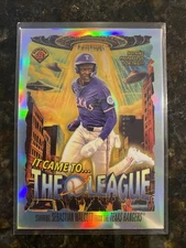 2025 Bowman Chrome Sebastian Walcott It Came Into The League IT-1 Rangers!