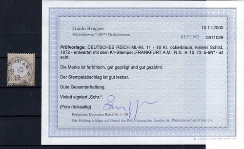 DR-Pettorina 11 In Excellent Condition. BPP PERIZIA 500EUR (DA5302