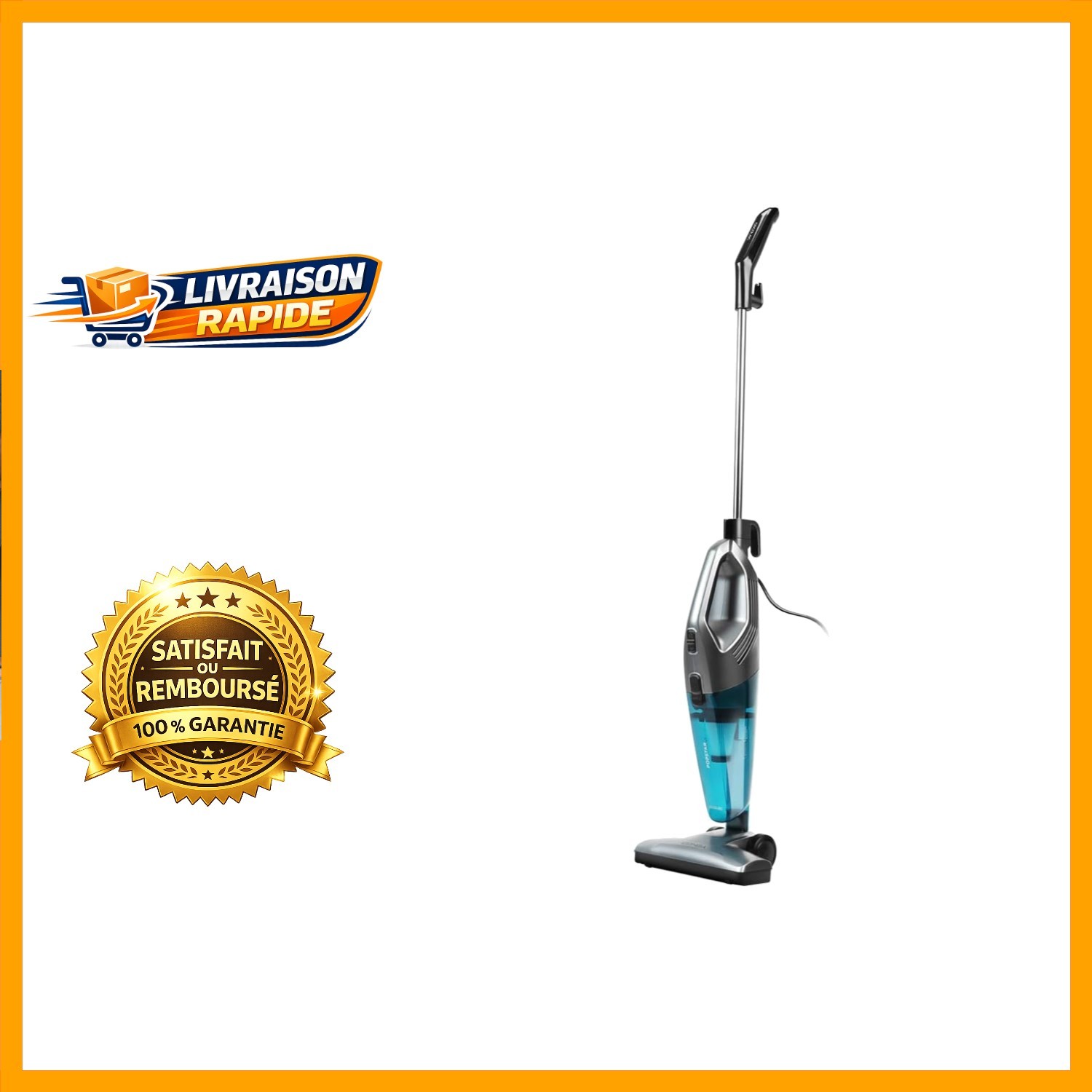 Aspirateur vertical Cecotec Conga Popstar sans sac aspirateur main intégré