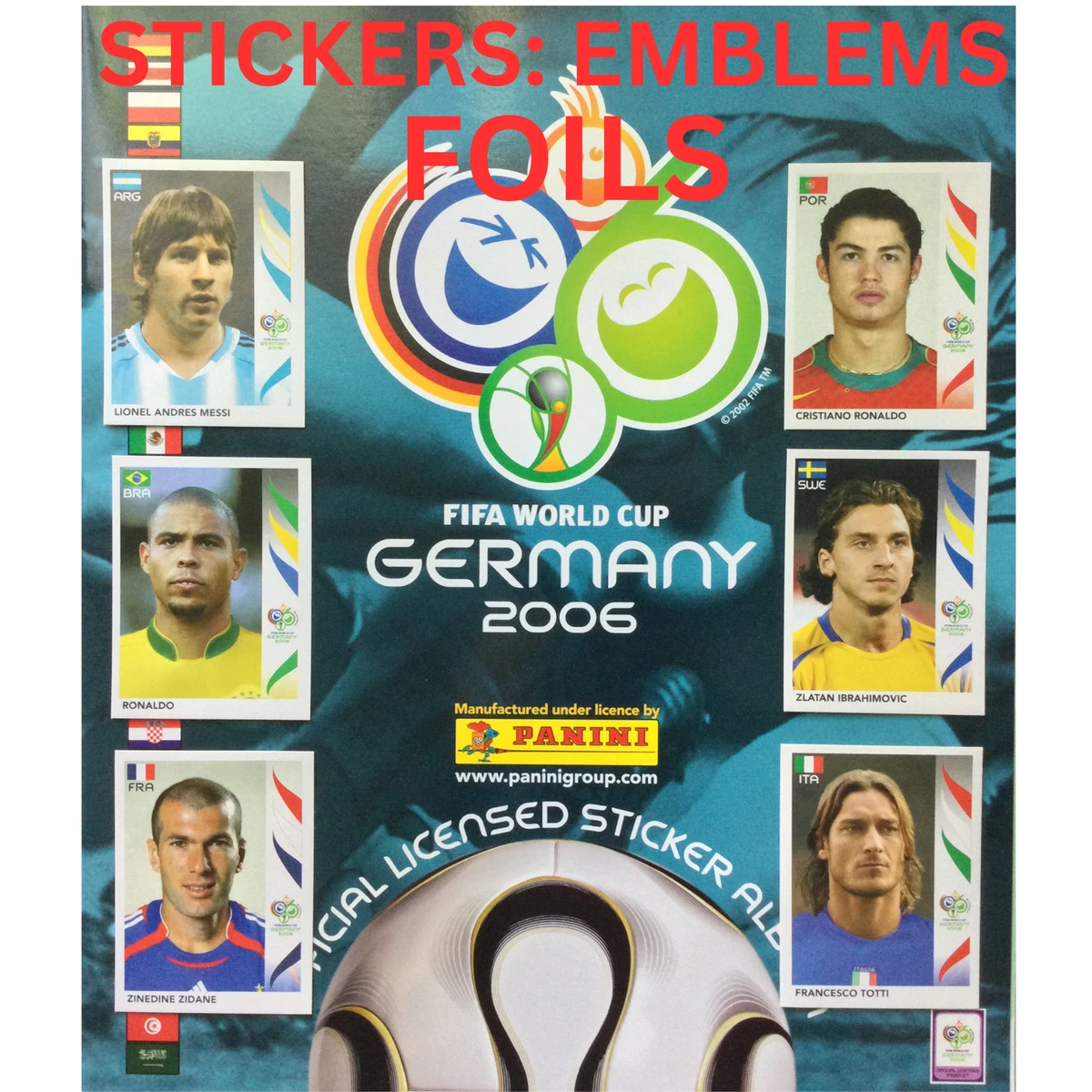 FIFA World Cup Soccer Italy 2006 Season Sports Trading Cards