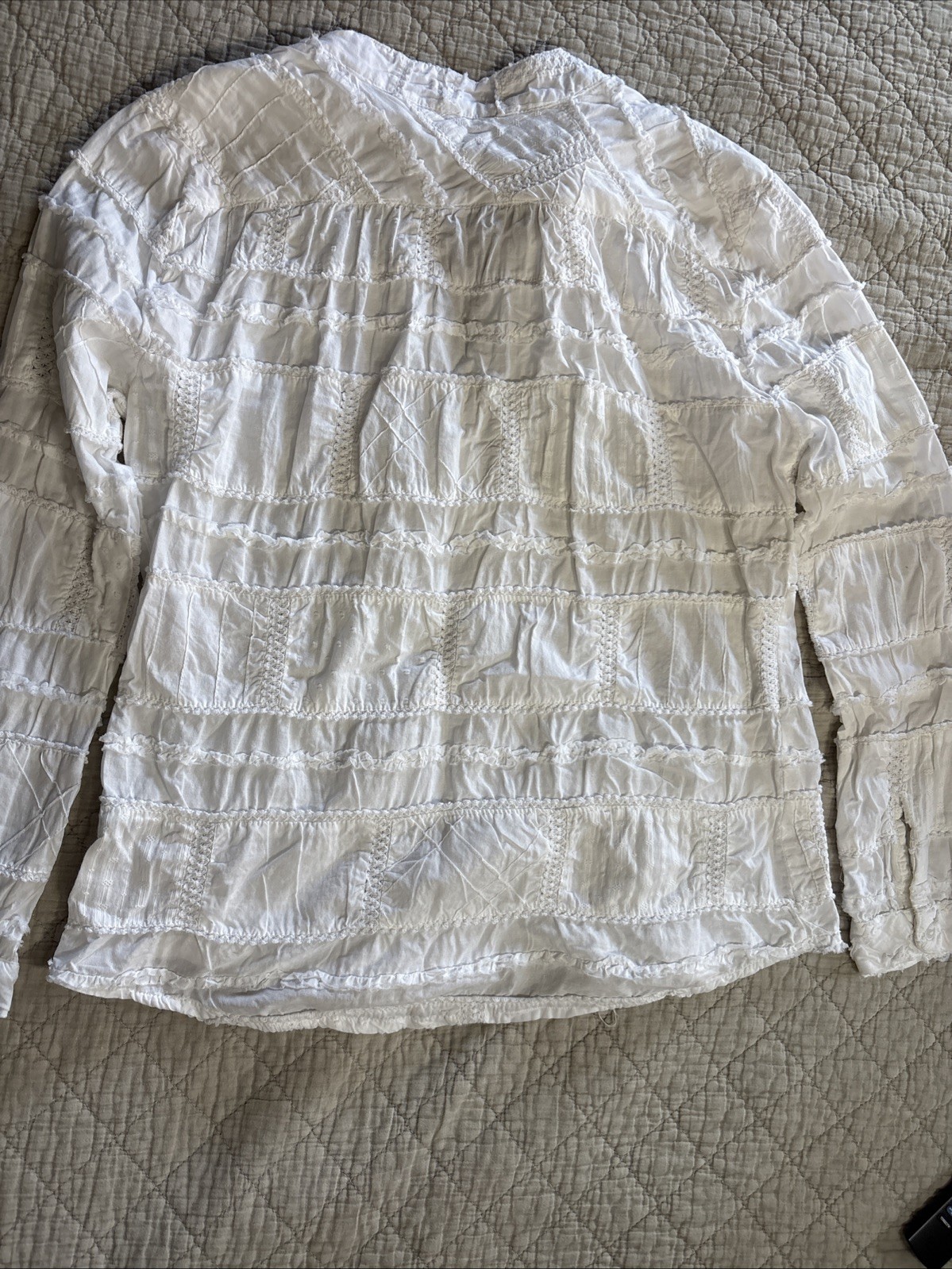 Dylan Highline Cotton Patchwork Long Sleeve Women… - image 7