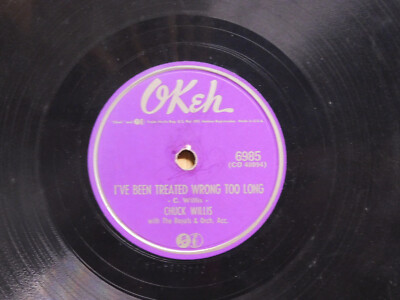 Chuck Willis Royals doo wop Detroit 78 Ive Been Treated Wrong Too Long on Okeh