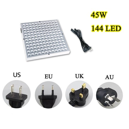 25W/45W LED Plant Grow Panel light UV IR Lamp Full Spectrum kit For growbox tent - Picture 11 of 14