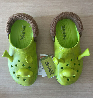 DreamWorks Shrek Crocs Classic Clog Women's Size 7 - Juniors Size J5 NEW