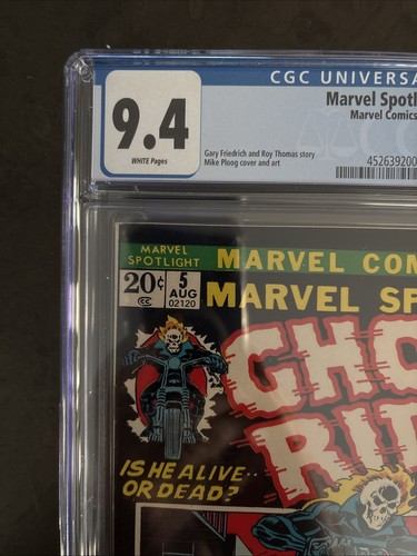 Marvel Spotlight #5 CGC 9.4 Marvel 1972 - First appearance Ghost Rider NM 1st - Picture 3 of 15